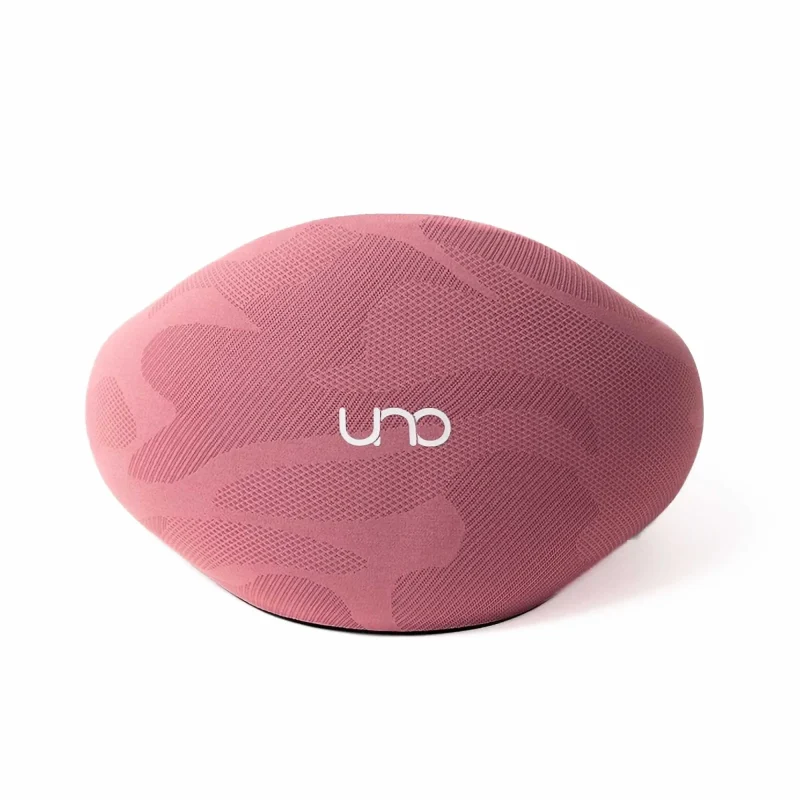 uno istanbul pink knit travel pillow comfortable portable