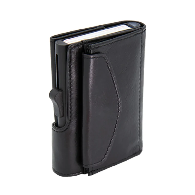 xl nero rfid coin wallet secure slim design