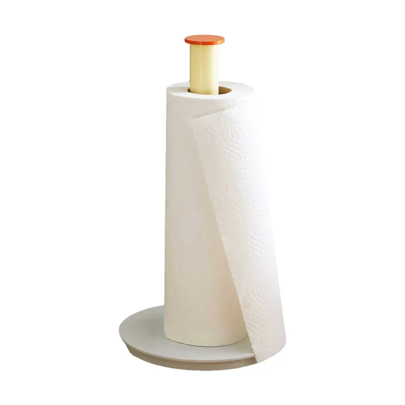 yellow grey play kitchen roll holder fun functional