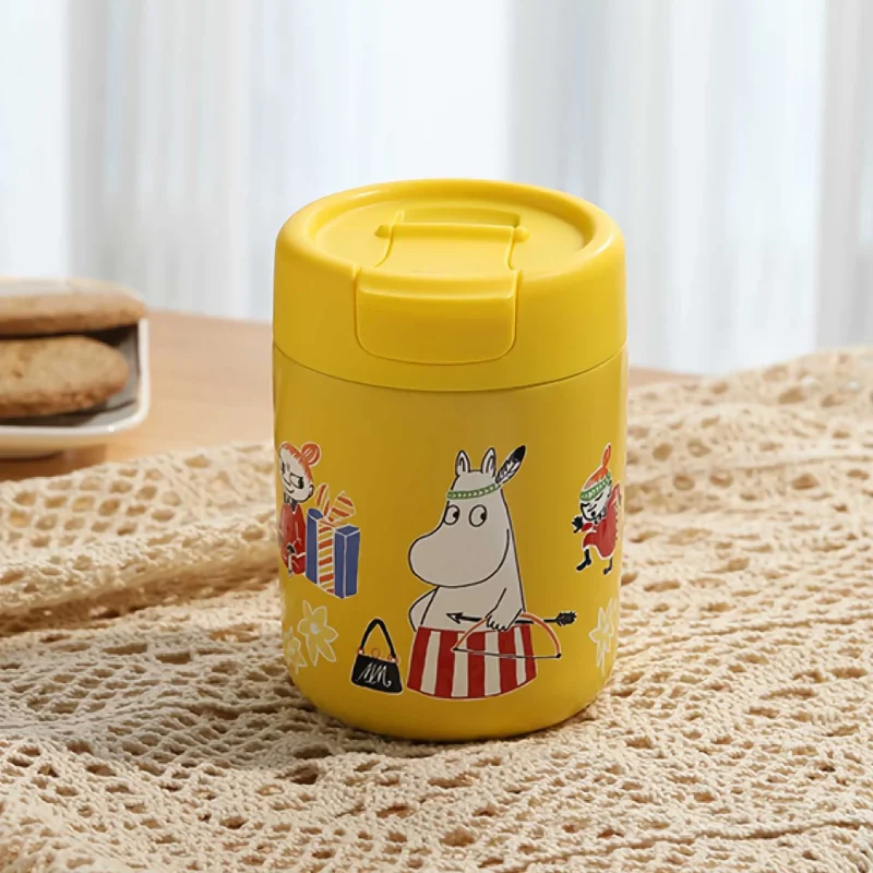 yellow moomin vacuum tumbler 300ml easy return